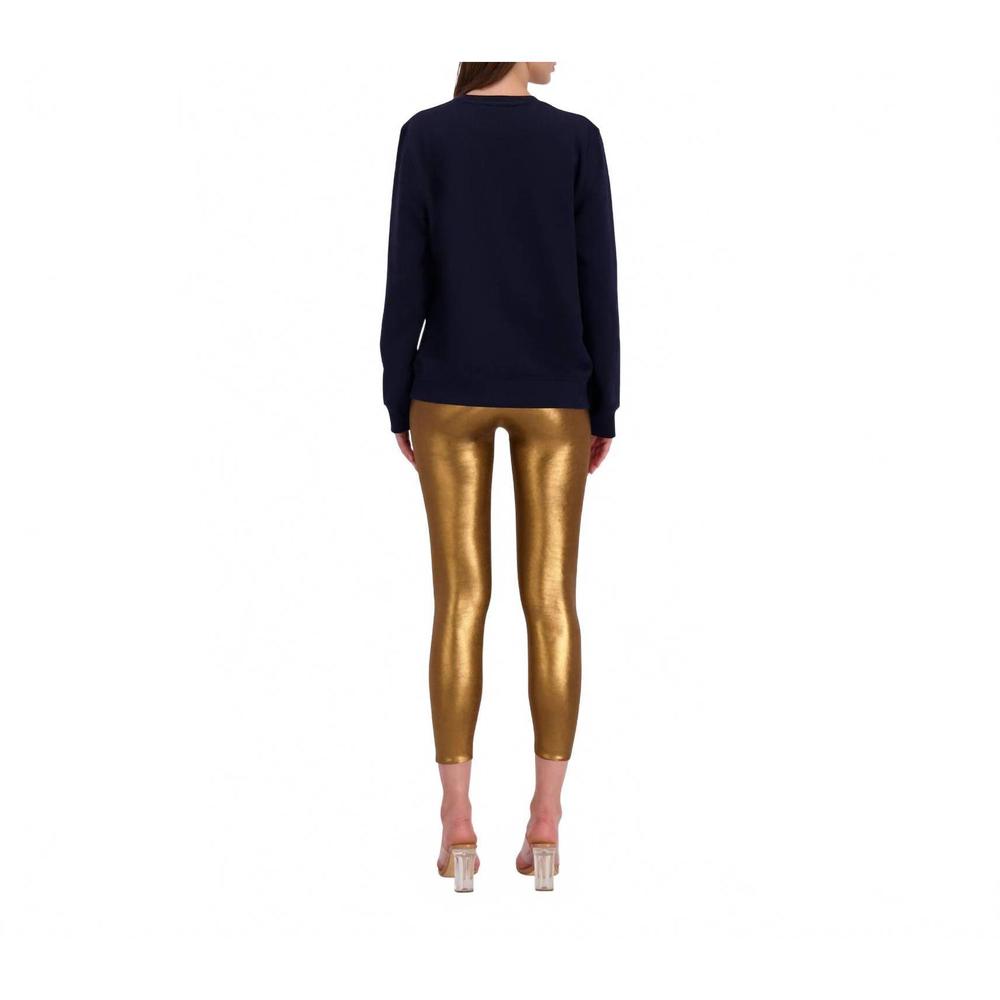 NEW BETHELHELENA for women by women sweatshirt in navy nights in rose gold text